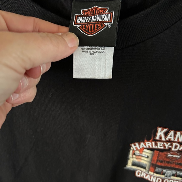 Men's 2009 Harley Davidson Kanes Kelowna, BC Grand Opening T-Shirt - Picture 4 of 4